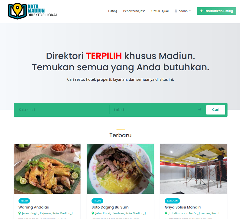 Direktori Kota Informatif: kotamadiun.com